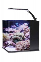 Куб аквариум Haqos CUBE BOX 25 из стекла, черный, 18 л